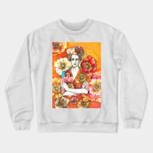 Big flowers Crewneck Sweatshirt